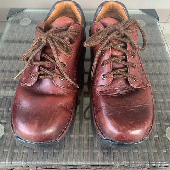 Red Wing Womens 9.5 B Oxford Brown Leather Work Shoes Lace Up Casual Round 1624 - Picture 2 of 10